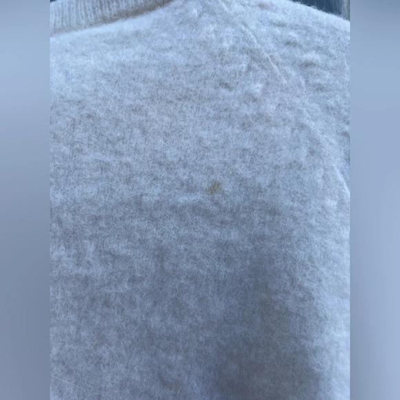 Vintage  Simpsons Appliqué Lambswool Angora Cardigan Sweater, 2-3 years old - Picture 6 of 10